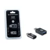 Conceptronic DONN04G USB-C – USB A/MicroB OTG -sovitin 2 kpl:n pakkaus, 10 Gbps (C-A), 480 Mbps (C-MicroUSB)