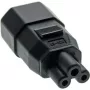 Microconnect PEA0408 kaapelin sukupuolenmuunnin C14 C5 musta