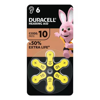 Sinkki-ilma-nappiparisto Duracell 1,45 V malli 397888 (tyyppi 10)