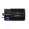 CyberPower BR1200ELCD keskeytymätön virransyöttö (UPS) Line-Interactive 1,2 kVA 720 W 8 AC-lähtöä
