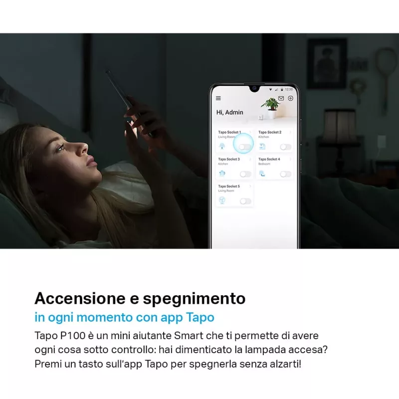 TP-LINK Tapo P100 älypistoke valkoinen 2300 W