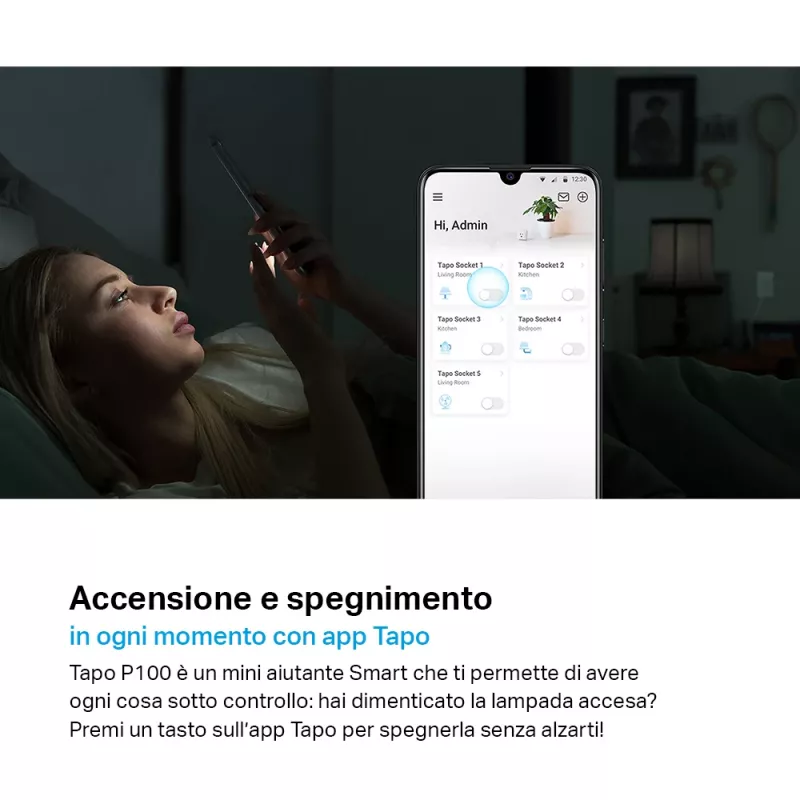 TP-LINK Tapo P100 älypistoke valkoinen 2300 W