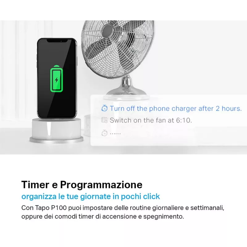 TP-LINK Tapo P100 älypistoke valkoinen 2300 W