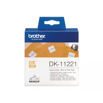 Neliönmuotoinen paperitarra Brother DK11221