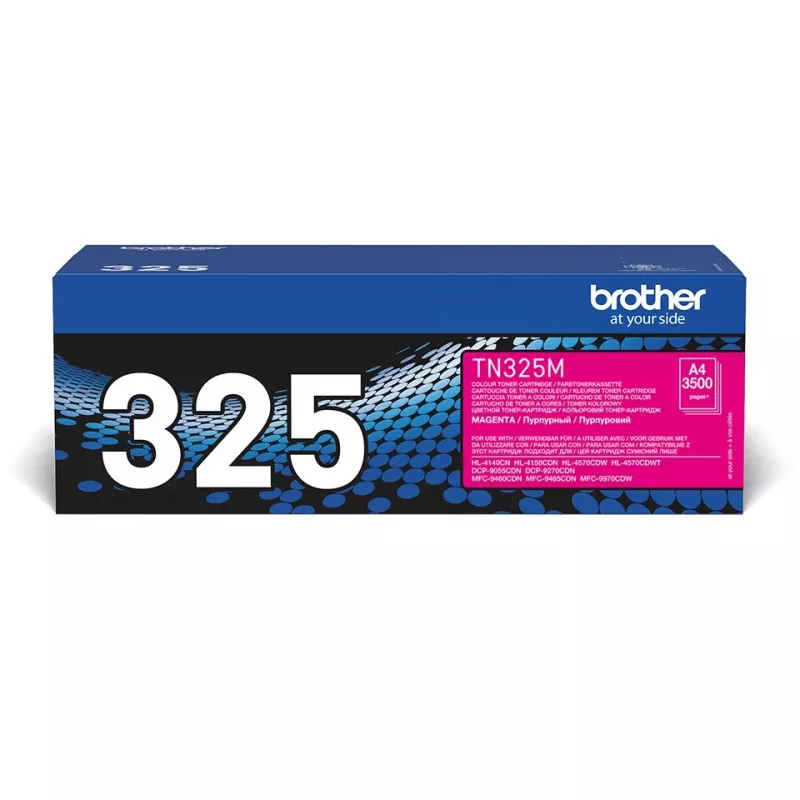 Brother TN-325M väriainekasetti, magenta, 3500 sivua