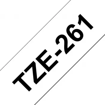 Brother TZe261 - laminoitu nauha - musta valkoisella - rulla (3,6 cm) - 1 rulla(a) (TZE261)