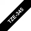 Laminaattinauha Brother TZe345 18mm valkoinen mustalla