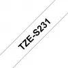 Teippi Brother TZeS231 musta valkoisella 1,2 cm 8 m