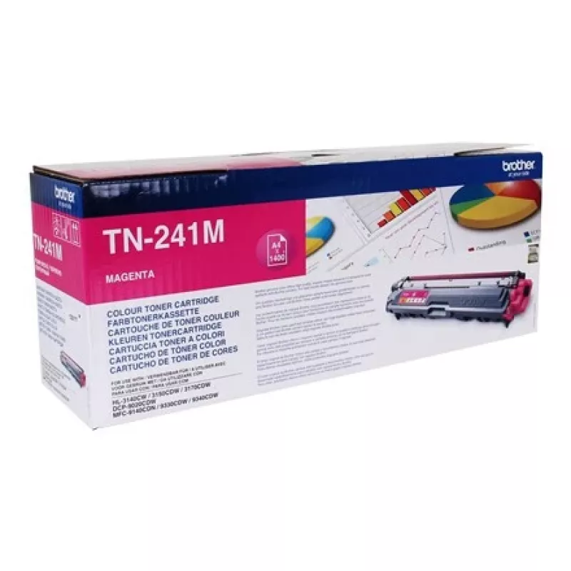 Brother TN-241M väriainekasetti, magenta, 1400 sivua