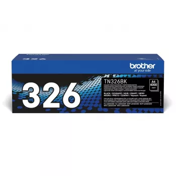 Brother TN-326BK väriainekasetti, musta, 4000 sivua