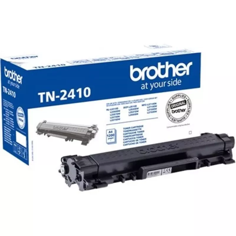 Brother TN-2410 väriainekasetti, musta, 1200 sivua
