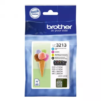 Värikasettisarja Brother LC3213VALDR musta syaani magenta keltainen