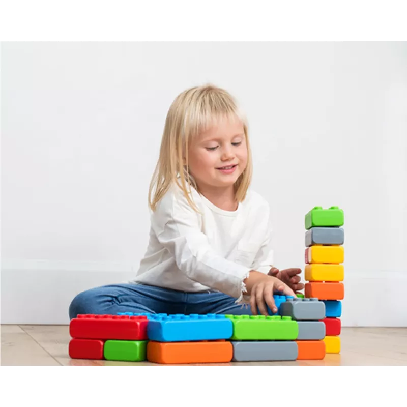 Palikkarakennussarja Junior 60el. Marioinex