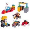 Rakennuspalikat Marioinex Mini Waffle Constructor 300 — yhteensopiva rakennussarja, 300 osaa, monivärinen