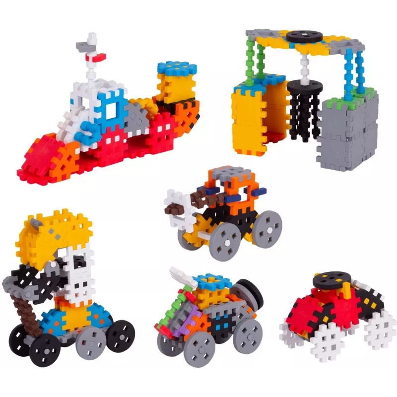 Rakennuspalikat Marioinex Mini Waffle Constructor 300 — yhteensopiva rakennussarja, 300 osaa, monivärinen