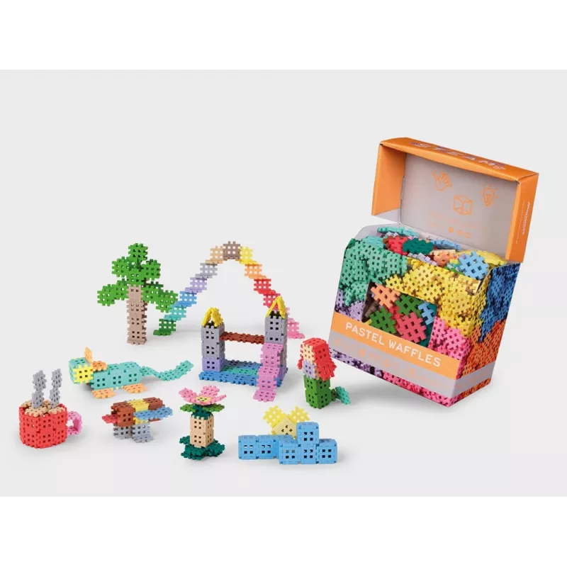 Marioinex Mini Waffle rakennuspalikat, pastelli, 300 osaa