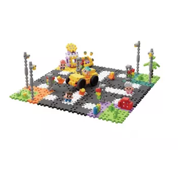 Marioinex Waffle mini Blocks rakennussarja – tie, 280 osaa