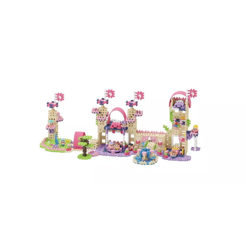Marioinex Waffle Mini Blocks Princess rakennussarja — 280 osaa, monivärinen, laatikko, ikä 6+
