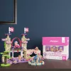 Marioinex Waffle Mini Blocks Princess rakennussarja — 280 osaa, monivärinen, laatikko, ikä 6+