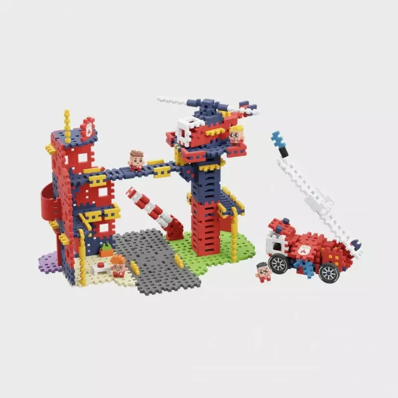 Marioinex Waffle Blocks paloasema rakennussarja 280 osaa, malli 906279