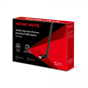 Mercusys AC650 High Gain Wireless Dual Band USB -sovitin