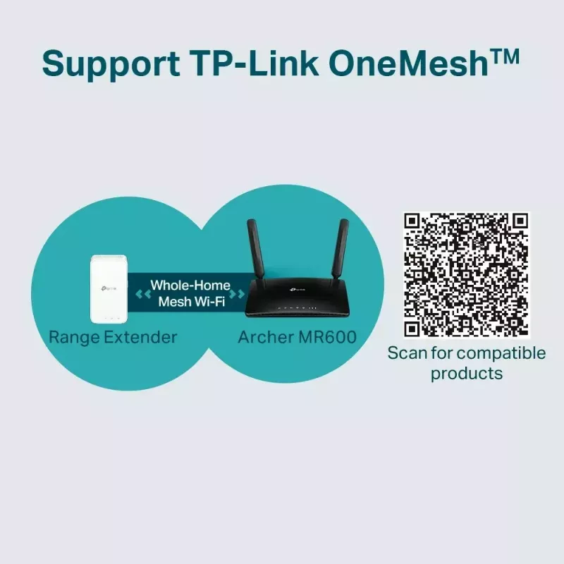 TP-LINK 4G+ LTE -reititin Archer MR600