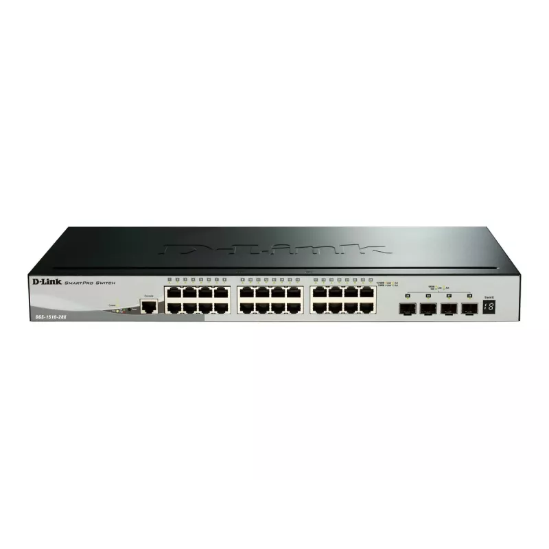 D-Link DGS-1510 Managed L3 Gigabit Ethernet (10/100/1000) musta