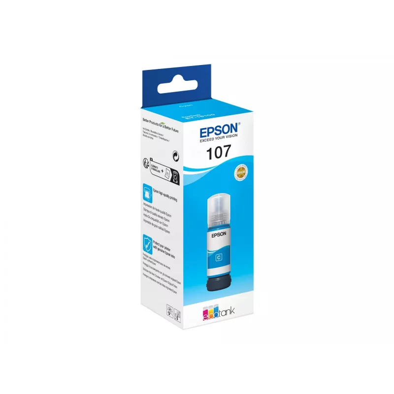EPSON 108 EcoTank syaani mustepullo