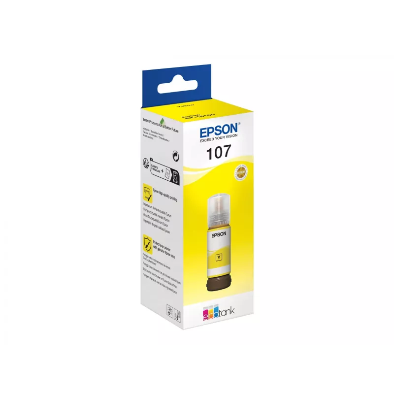 EPSON 108 EcoTank keltainen mustepullo