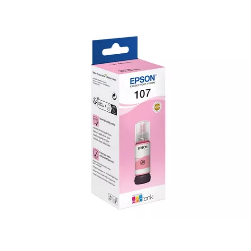 EPSON 108 EcoTank vaaleanmagenta mustepullo
