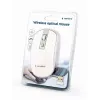 Hiiri USB optinen langaton valkoinen/hopea MUSW-4B-06-WS Gembird