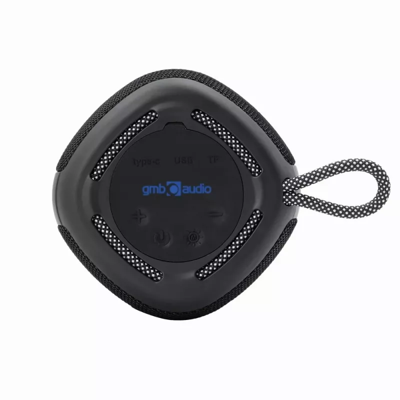 Kannettava kaiutin Gembird SPK-BT-LED-03-BK musta