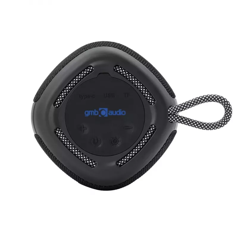 Kannettava kaiutin Gembird SPK-BT-LED-03-BK musta