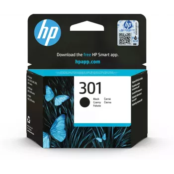 HP 301 musta alkuperäinen mustekasetti