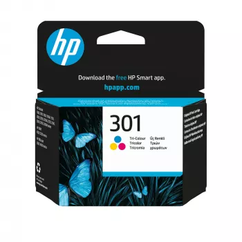 HP 301 alkuperäinen mustekasetti, 3 väriä