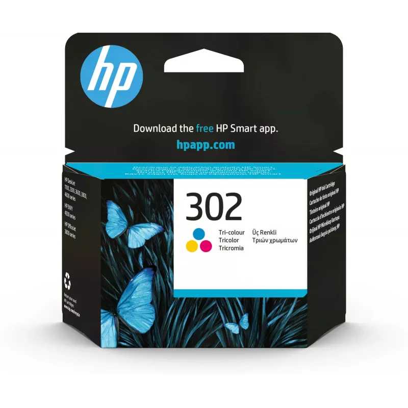 HP 302 mustekasetti kolmivärinen