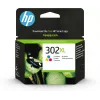 HP 302XL High Yield Tri-color alkuperäinen mustekasetti