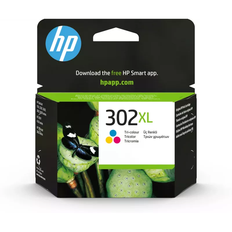 HP 302XL mustekasetti kolmivärinen