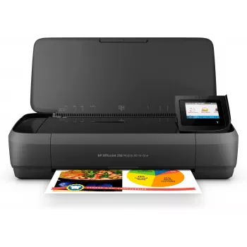HP Officejet 250 Mobile All-in-One MFP värimustesuihkutulostin A4 8 sivua/min kopiointi 10 sivua/min tulostus 50 arkkia USB Wi-Fi