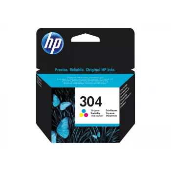 HP 304 Tri-Color alkuperäinen mustekasetti
