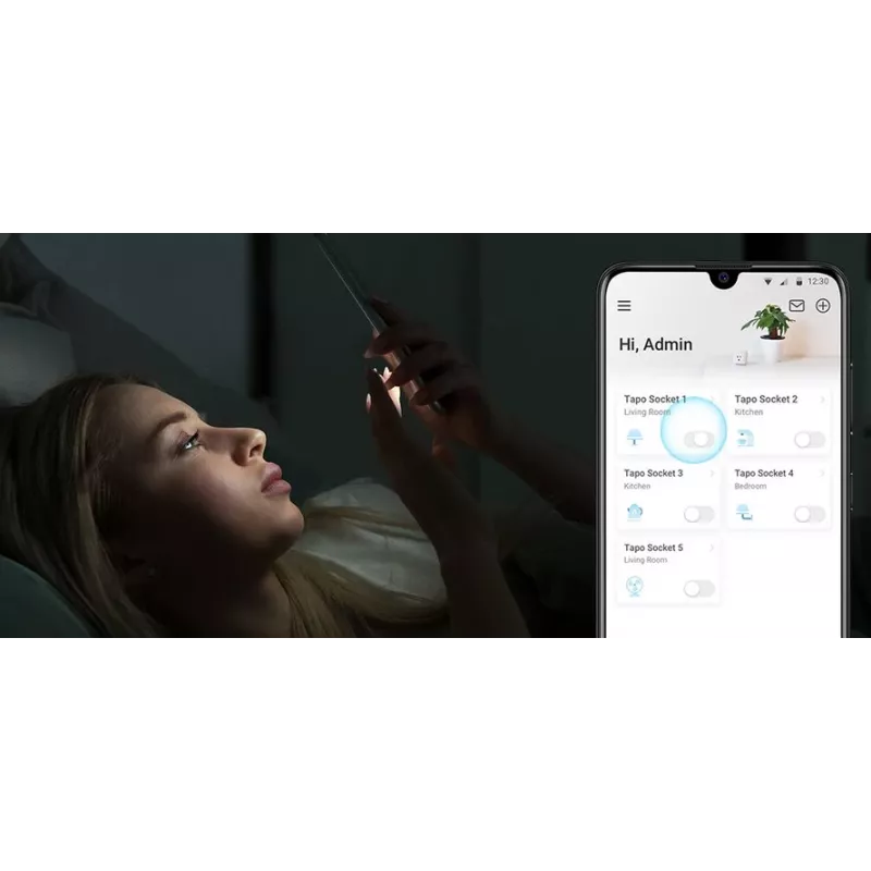 Tapo P100 V2 - älypistoke - Mini - langaton - 802.11b/g/n, Bluetooth 4.2 - 2