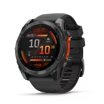 Garmin Fenix 8 3,56 cm (1,4) AMOLED 51 mm digitaalinen 454 x 454 pikseliä kosketusnäyttö titaani WLAN GPS (satelliitti)