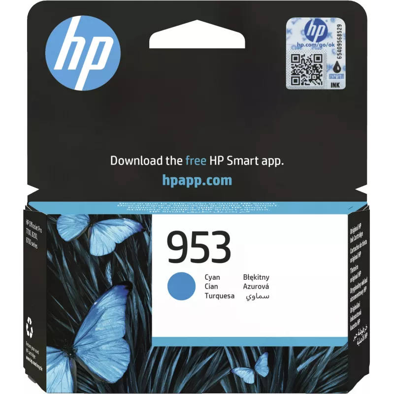 Värikasetti HP 953 syaani 630 sivua