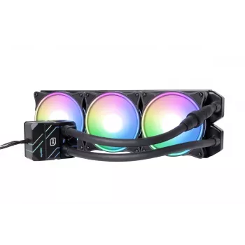 Alphacool Eisbaer Pro Aurora 360 prosessorin all-in-one-nestekylmä 12 cm musta, valkoinen 1 kpl