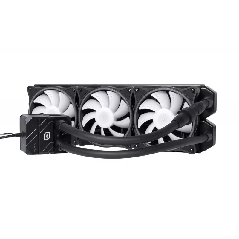 Alphacool Eisbaer Pro Aurora 360 prosessorin all-in-one-nestekylmä 12 cm musta, valkoinen 1 kpl