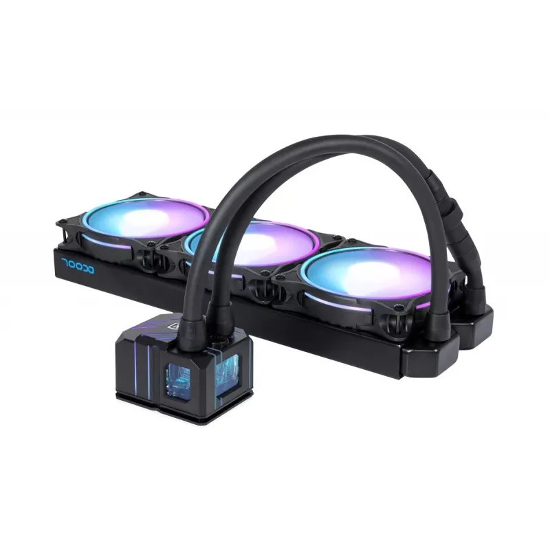 Alphacool Eisbaer Pro Aurora 360 prosessorin all-in-one-nestekylmä 12 cm musta, valkoinen 1 kpl