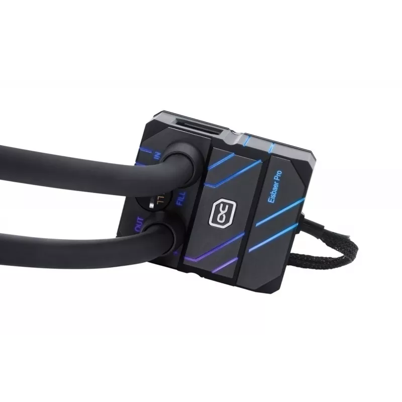 Alphacool Eisbaer Pro Aurora 360 prosessorin all-in-one-nestekylmä 12 cm musta, valkoinen 1 kpl