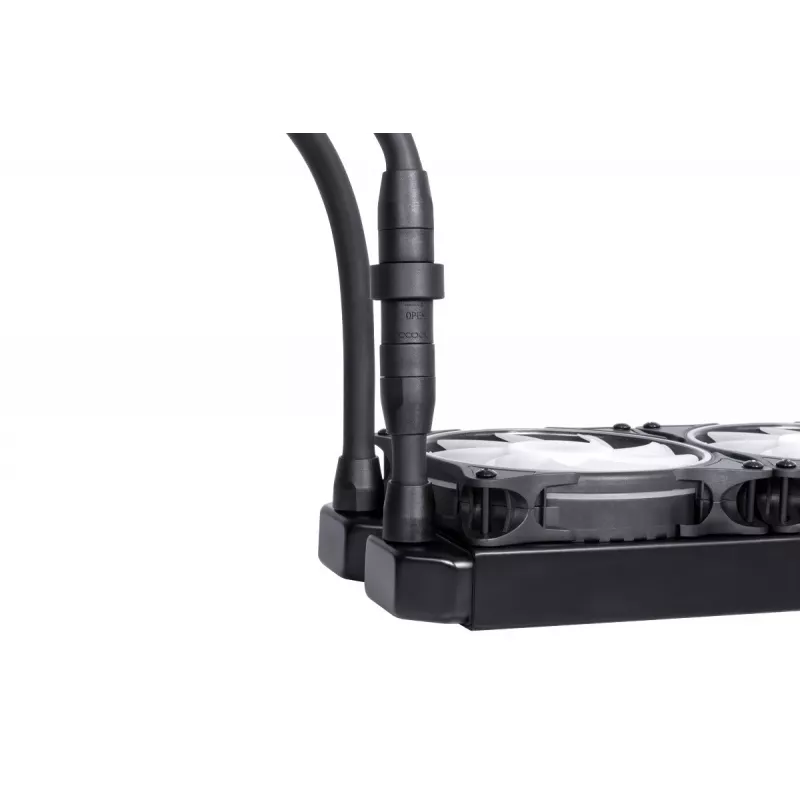 Alphacool Eisbaer Pro Aurora 360 prosessorin all-in-one-nestekylmä 12 cm musta, valkoinen 1 kpl