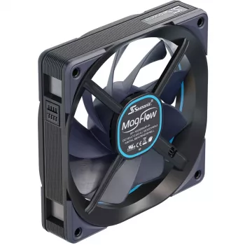MagFlow 1225 PWM (1-tuulettimen pakkaus) 120,4 x 124,2 x 26,6 mm / nestevoitelu / 63,33 CFM / 33,78 dBa / 2200 kierr./min / magneettikaapeli helppoon asennukseen (MAGFLOW-1)