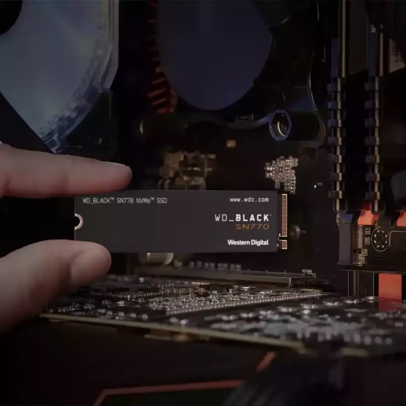 SSD-asema Western Digital 250 GB M.2 PCI Express 4.0 NVMe musta SN770